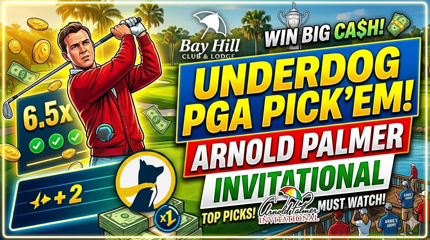 Underdog Fantasy Golf Picks 2026