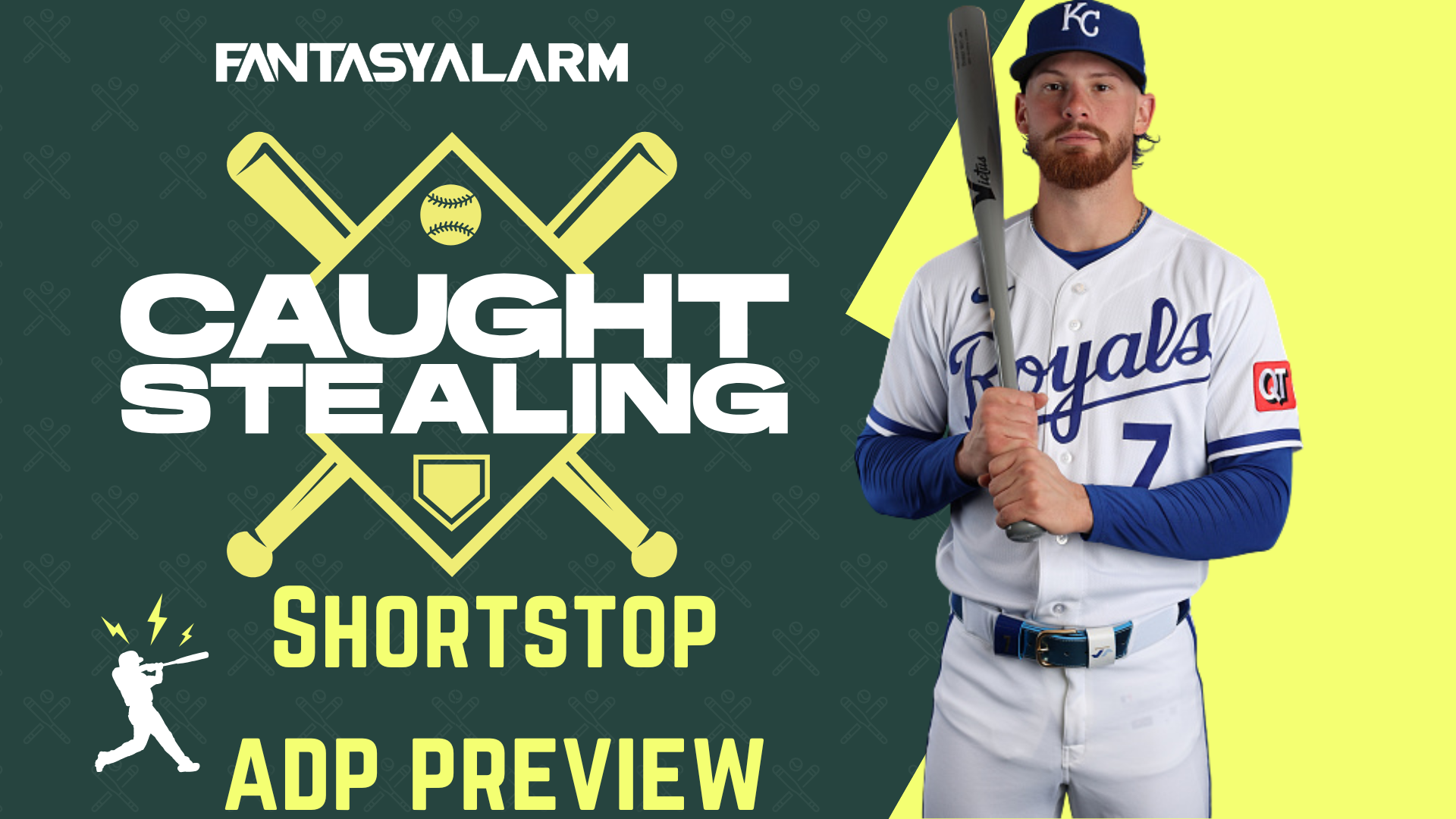fantasy baseball podcast 2026 shortstop adp bobby witt kansas city royals