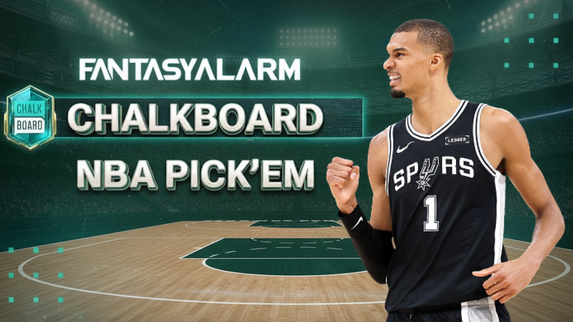 Victor Wembanyama Chalkboard NBA Picks Today, June 3, 2026