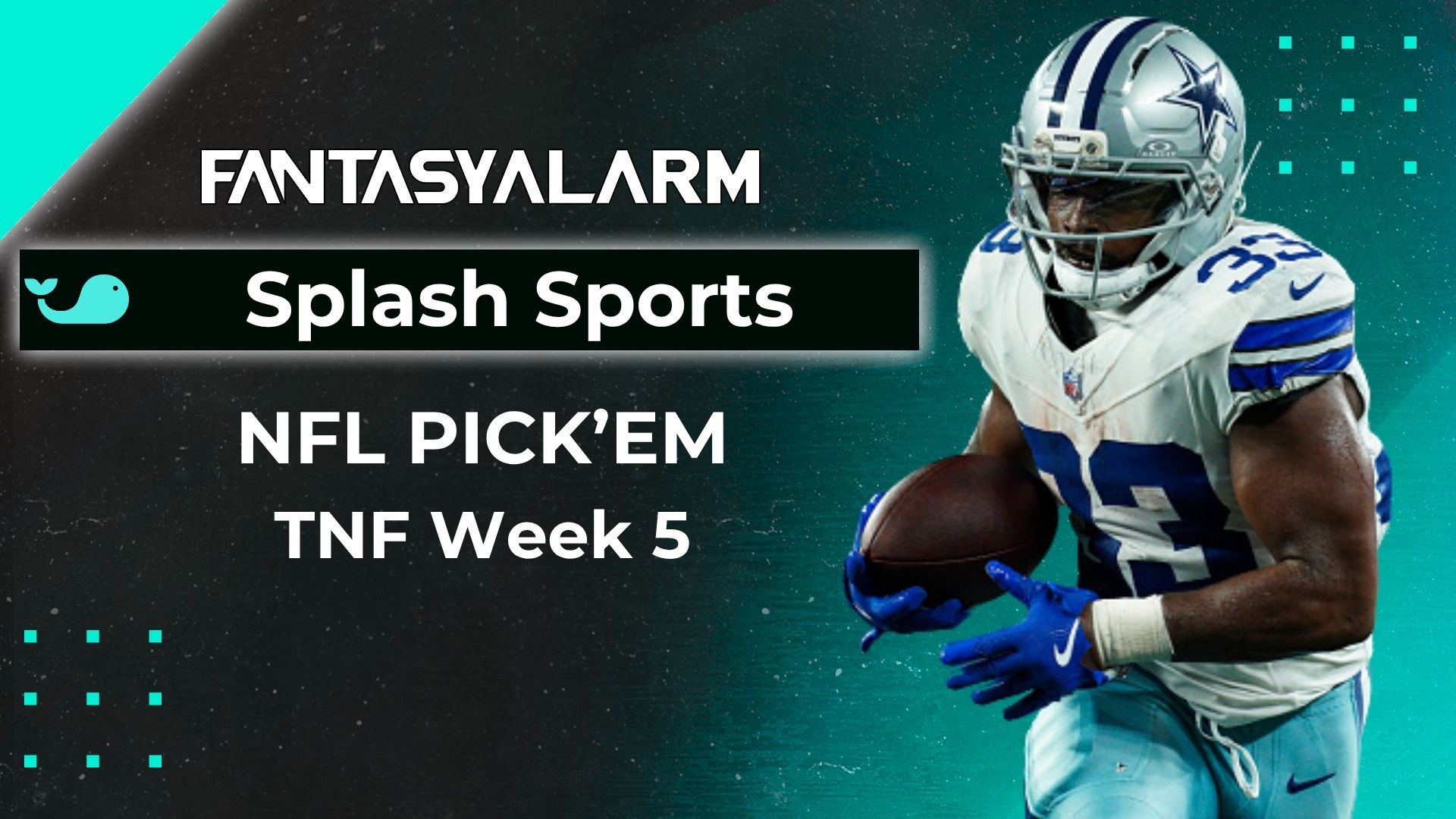 Splash Picks NFL Picks for TNF, Week 5: Player Projections & Fantasy Picks, 10/8