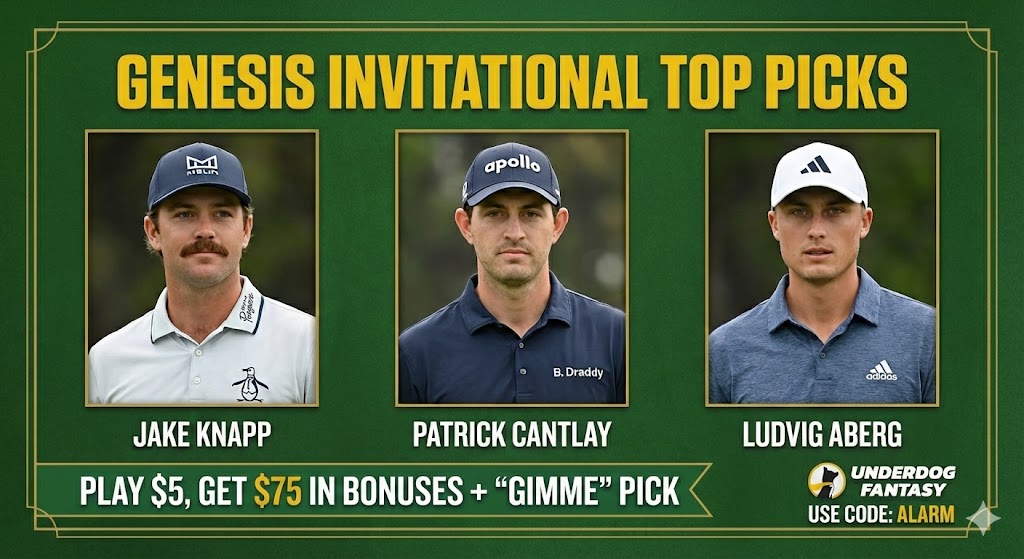 2026 The Genesis Invitational DFS