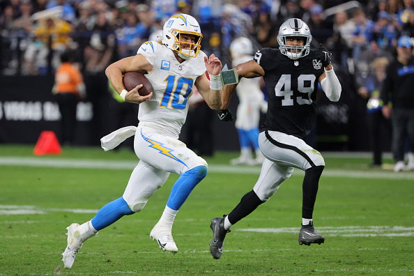 NFL DFS Showdown Playbook Chargers Raiders 091525