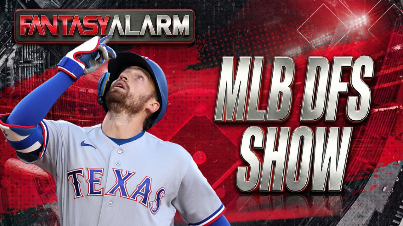 mlb dfs podcast april 13th brandon nimmo texas rangers