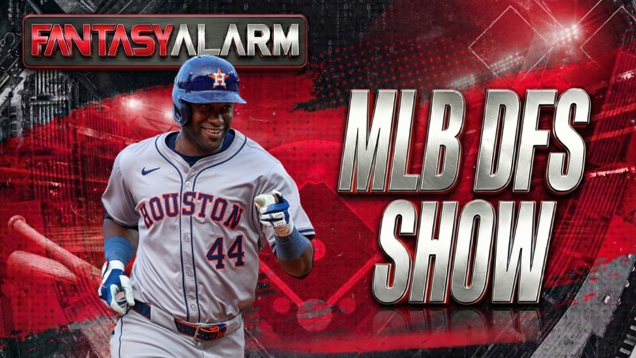 mlb dfs podcast april 6th yordan alvarez houston astros