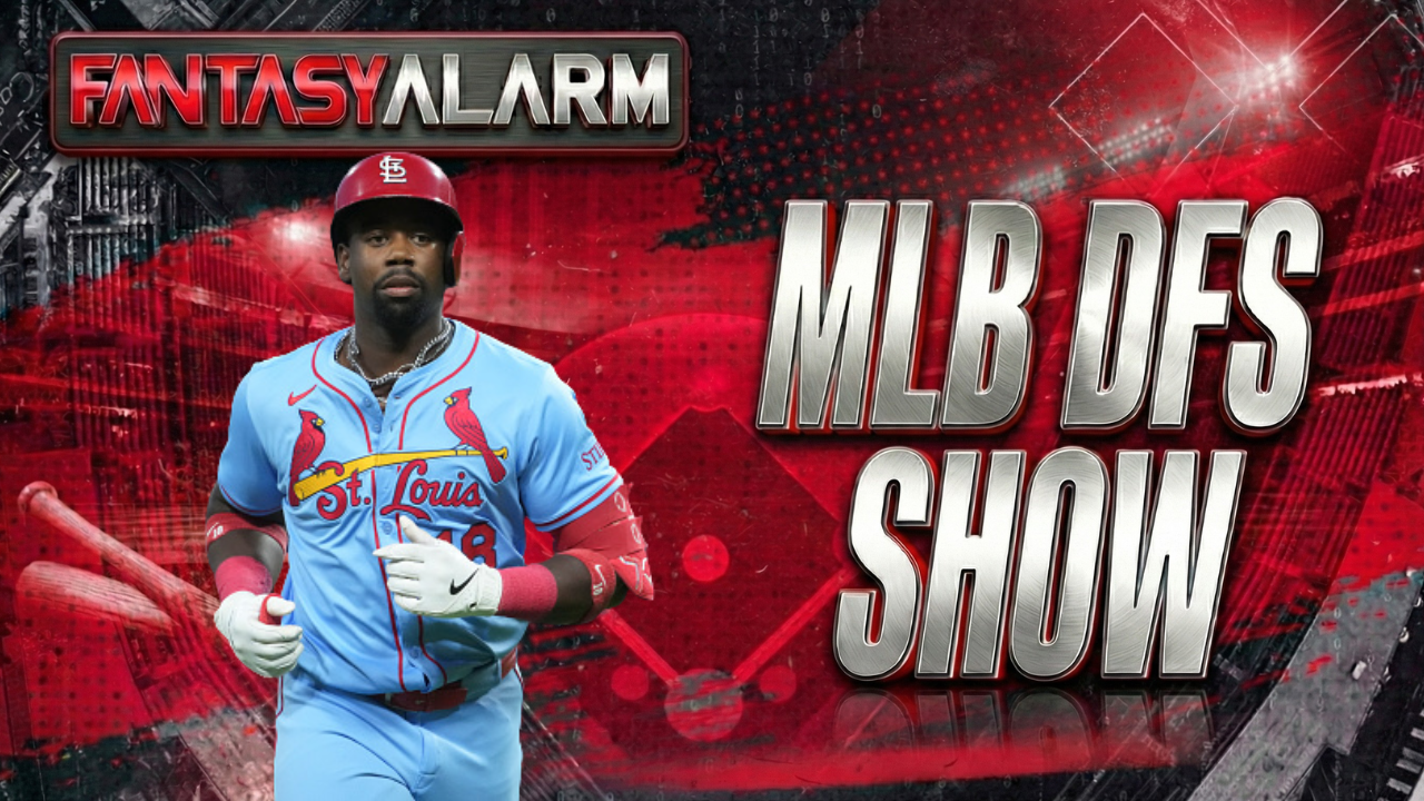 mlb dfs podcast april 8th jordan walker st louis cardinals