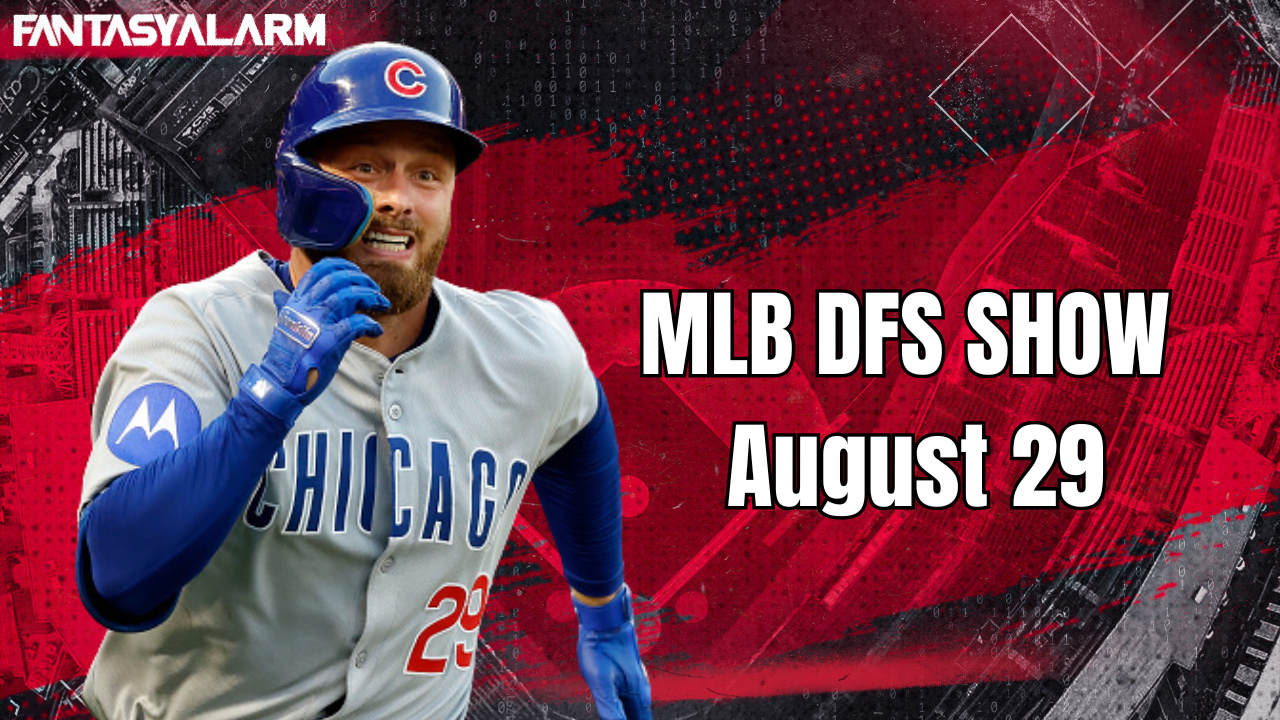 mlb dfs podcast august 29th michael busch chicago cubs