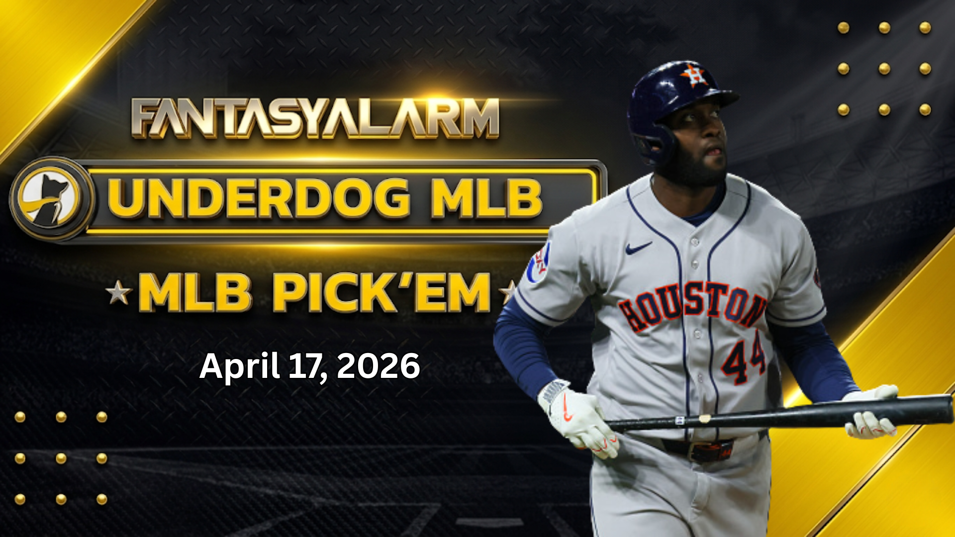 Underdog MLB Picks 4/17