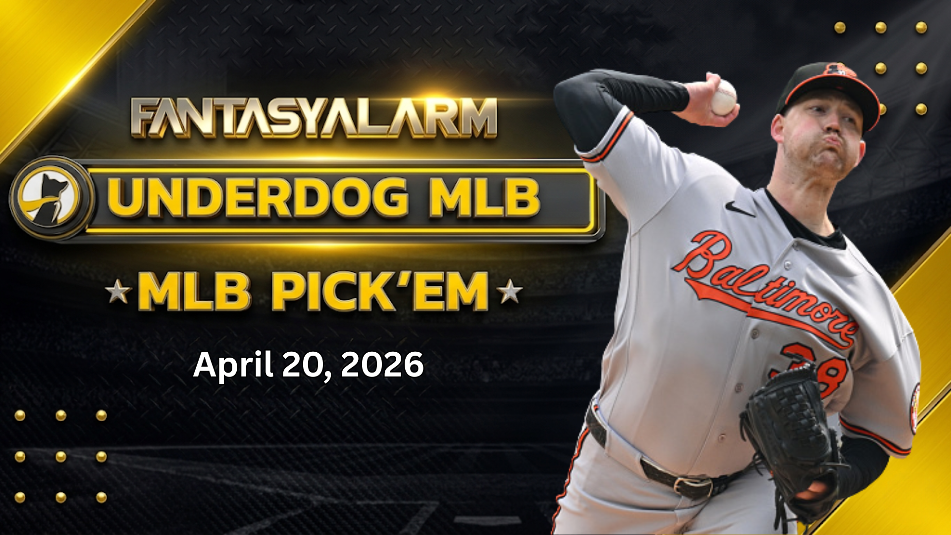 Underdog MLB Picks 4/20