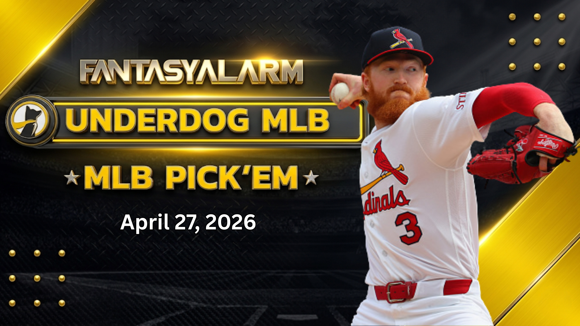 Underdog MLB Picks 4/27