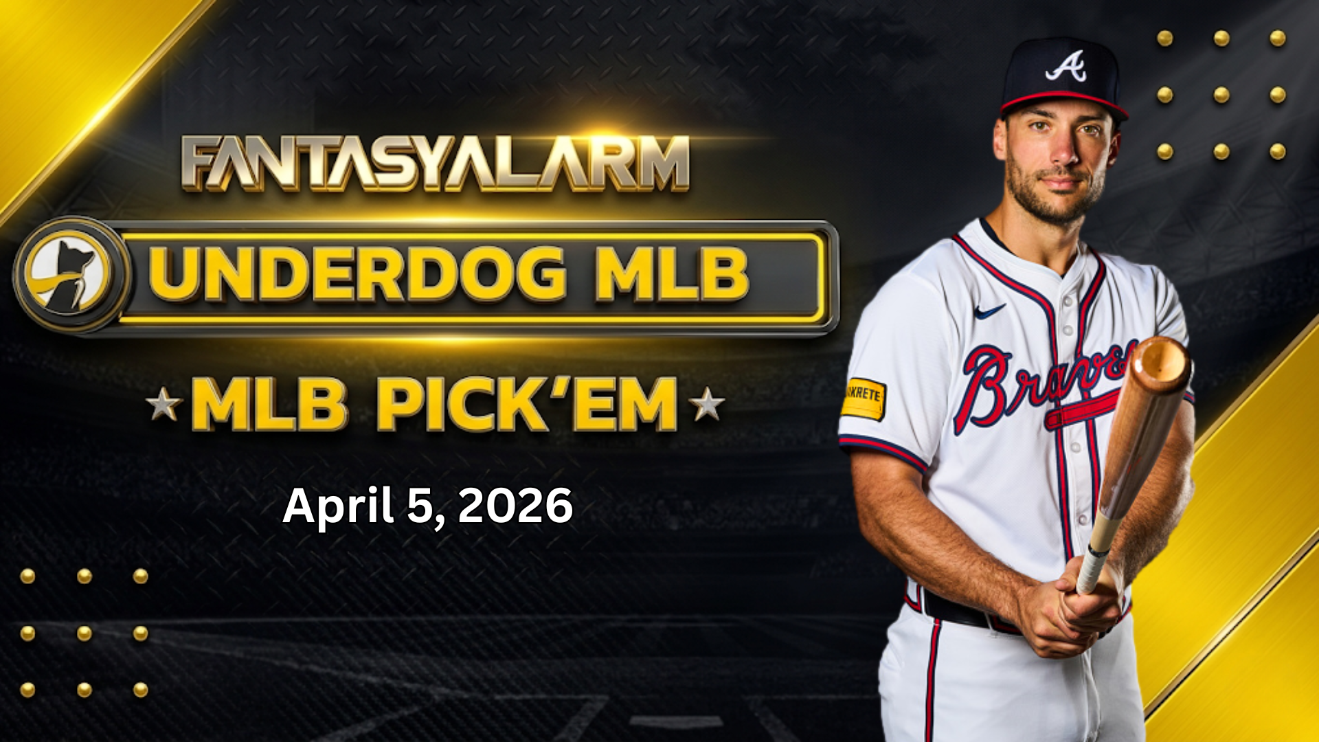 Underdog MLB Picks 4/5