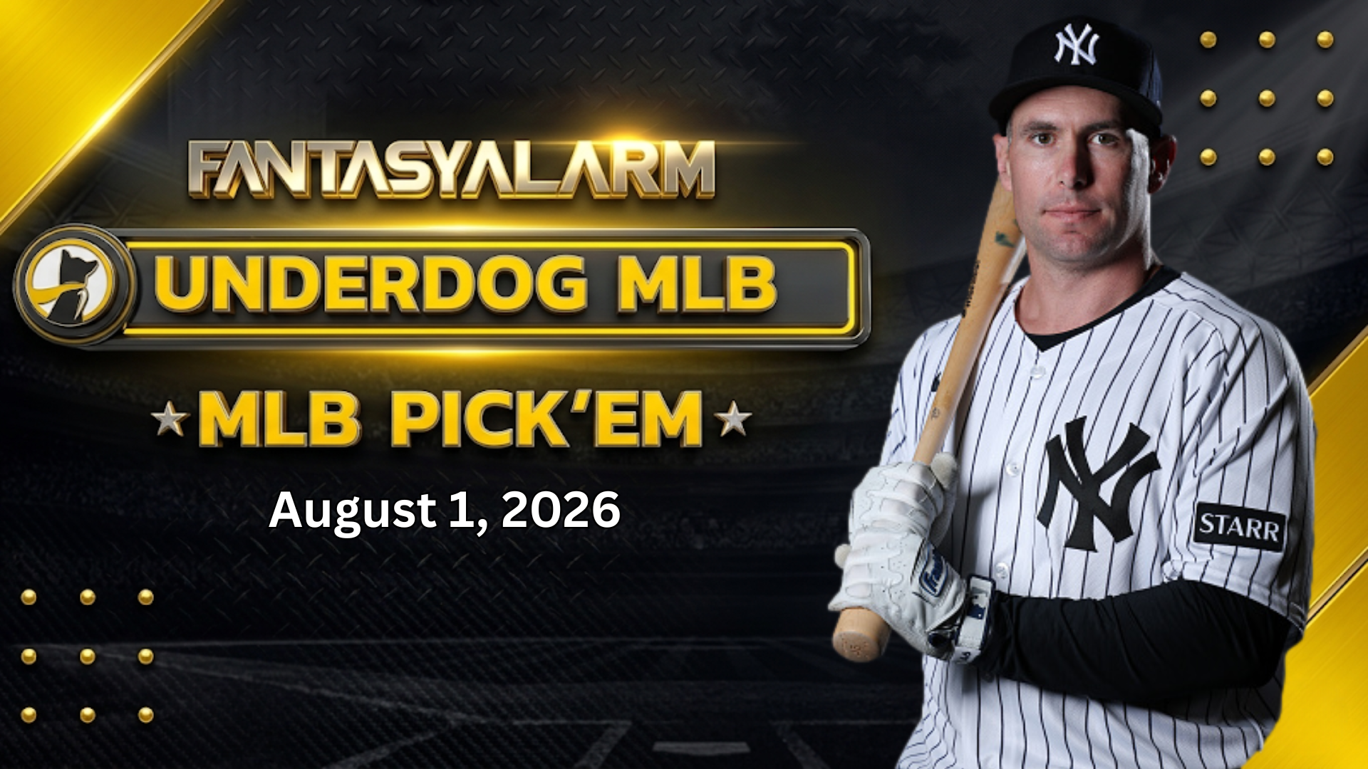 Paul Goldschmidt Underdog MLB Picks Today, 8/1: Baseball Projections + More