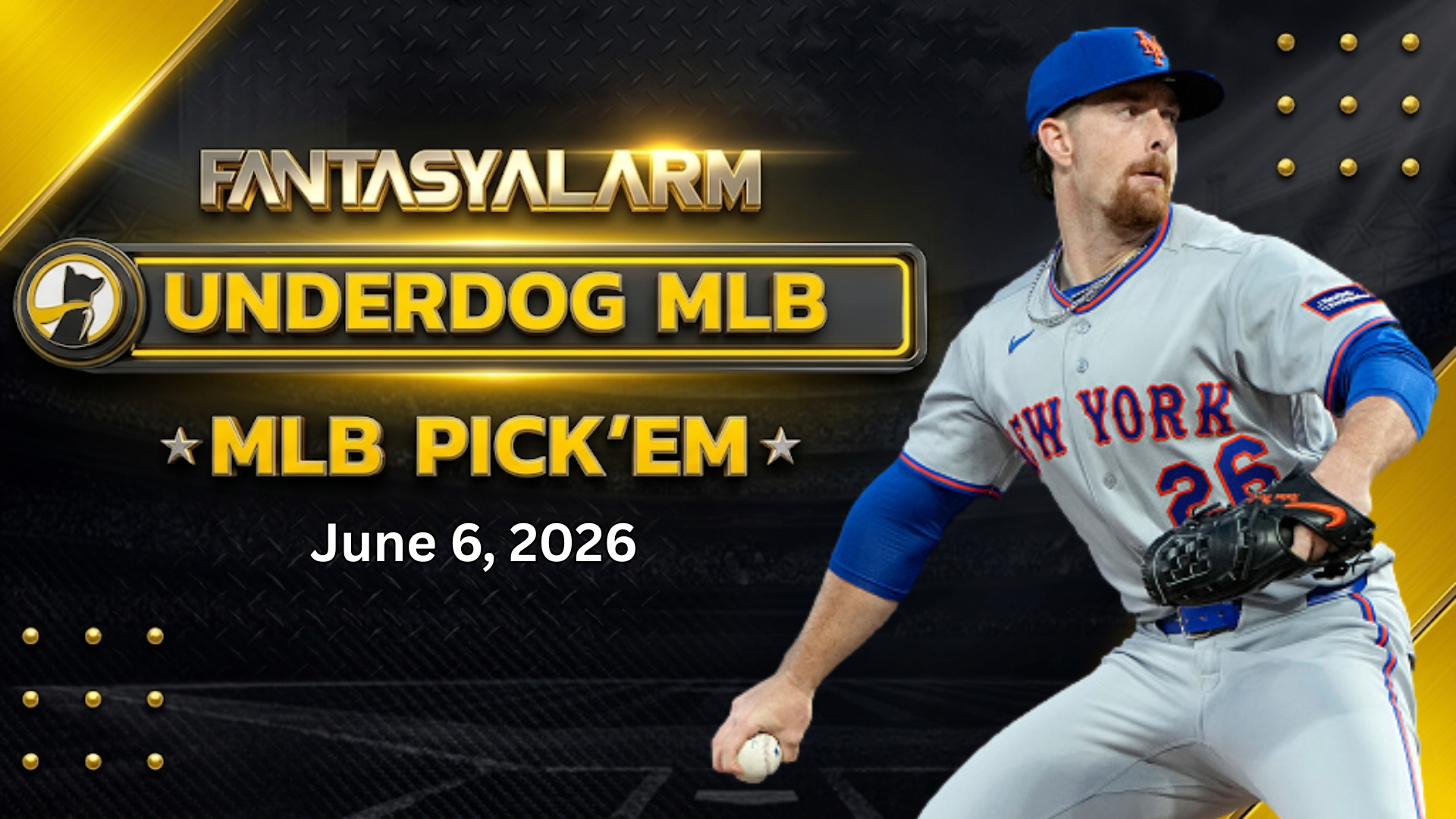 Underdog MLB Picks 6/6
