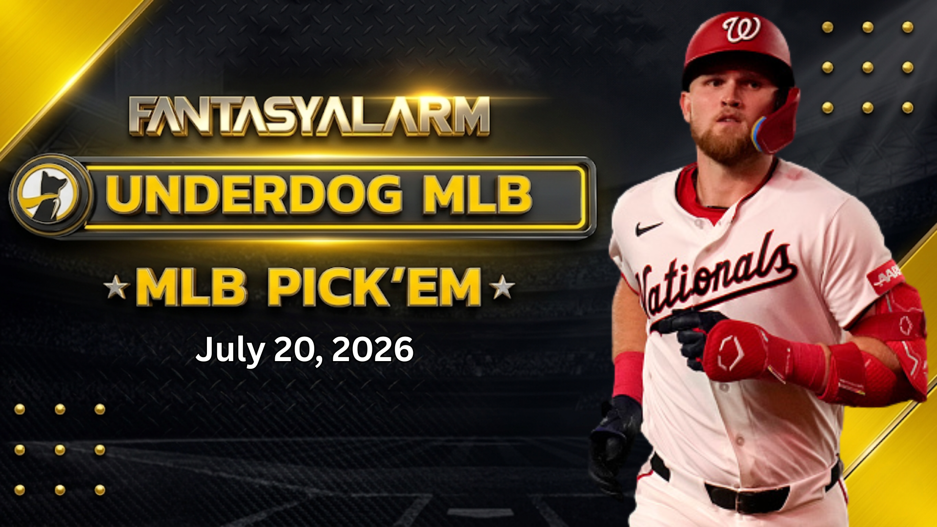 Underdog MLB Picks 7/20