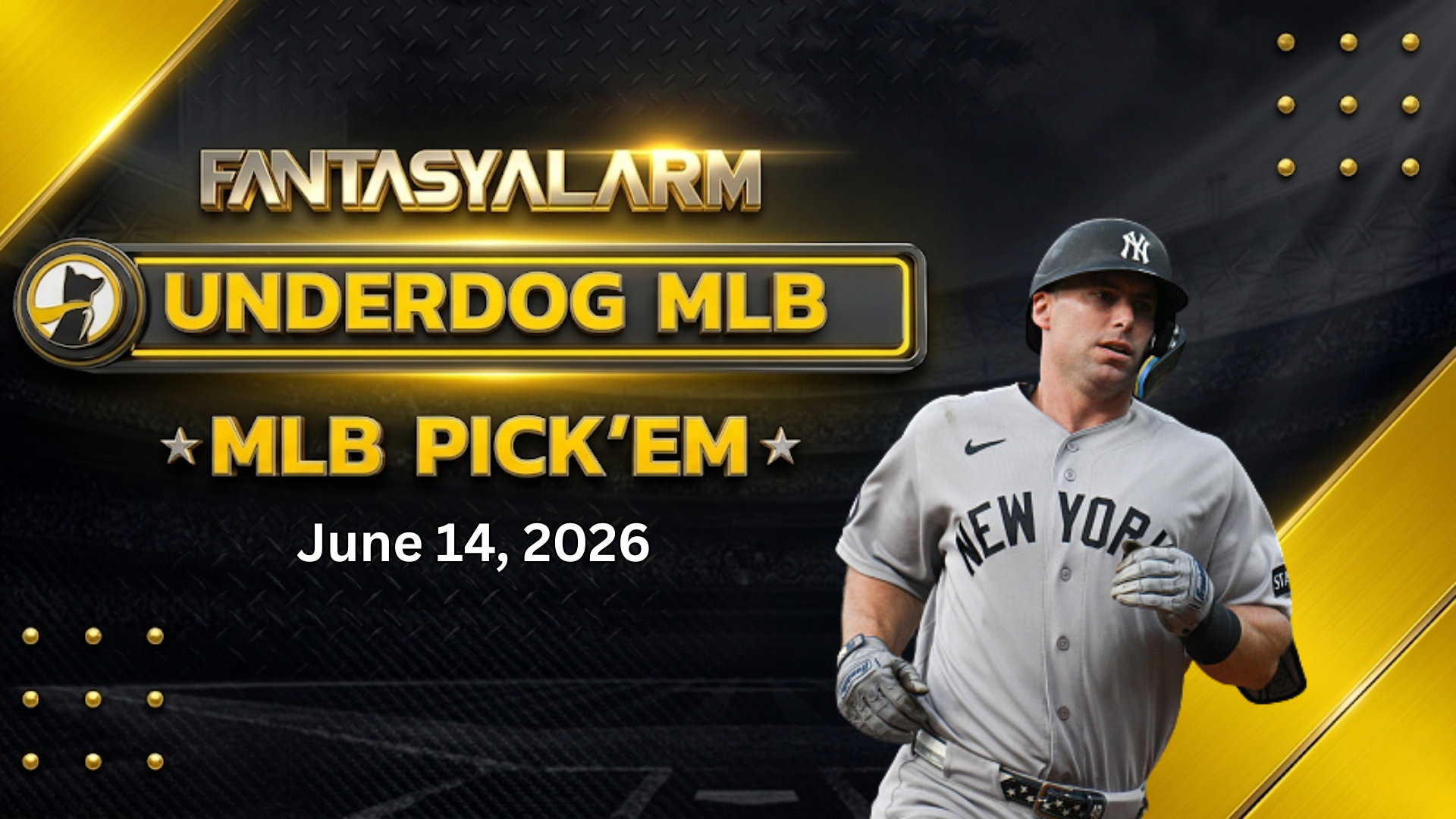 Underdog MLB Picks for June 14