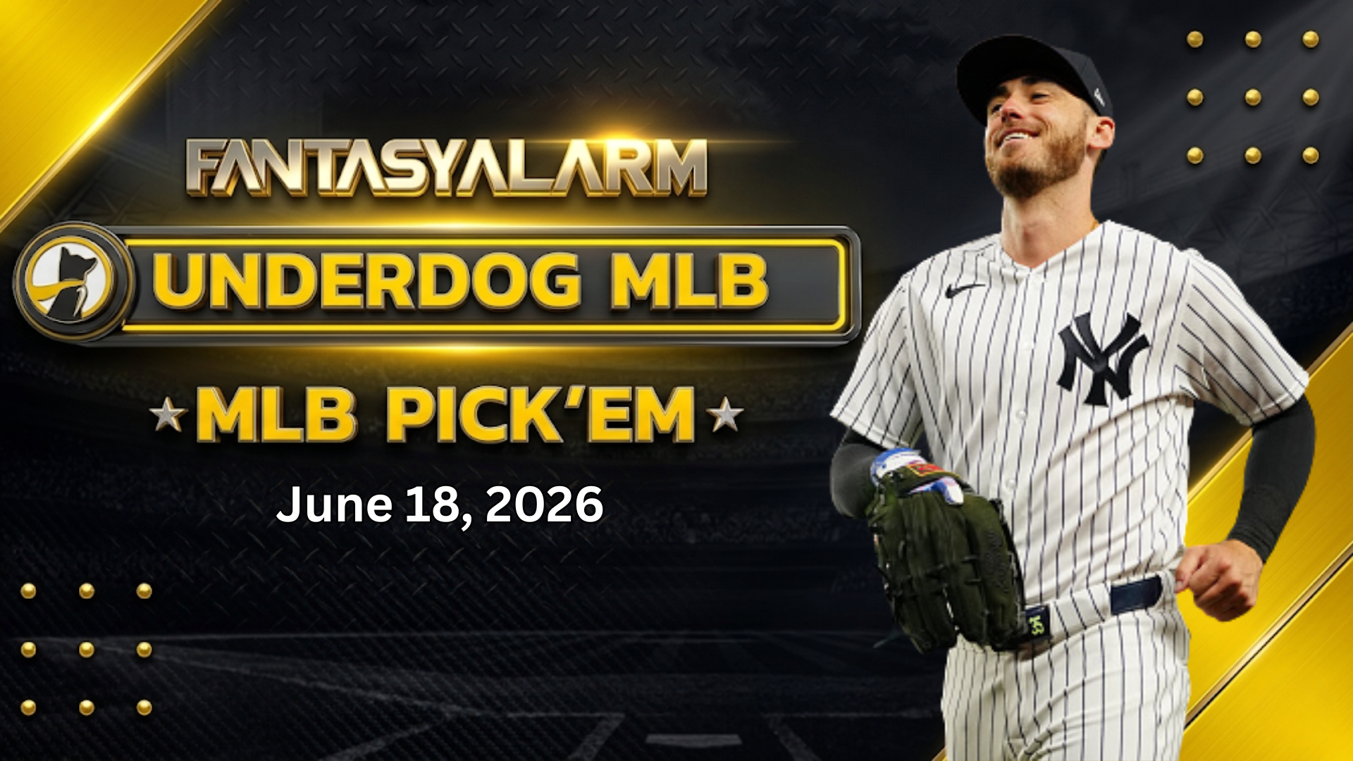 Cody Bellinger Underdog MLB Picks Today, 6/18: Baseball Projections + More