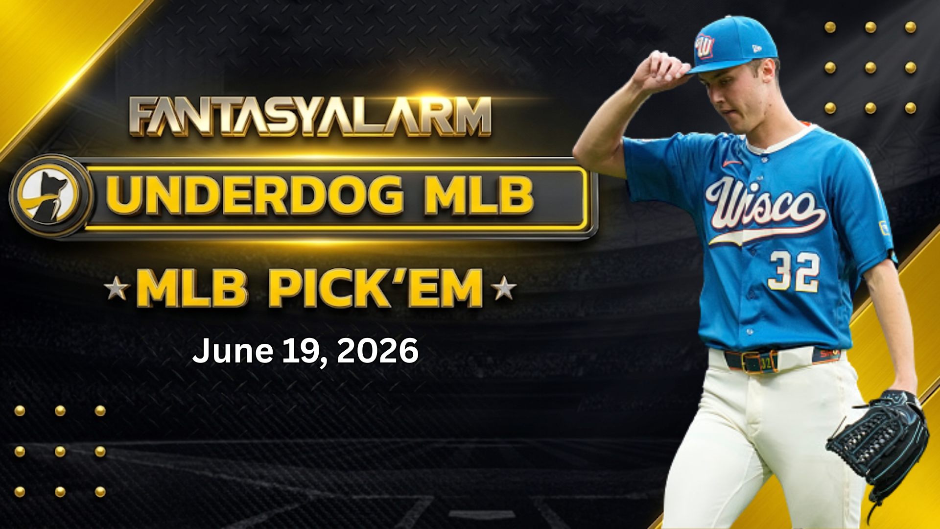 Jacob Misiorowski Underdog MLB Picks Today, 6/19: Baseball Projections + More