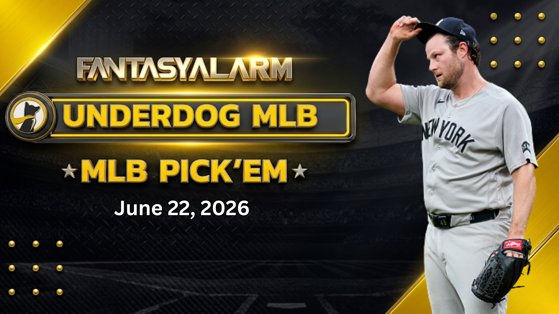 Underdog MLB Picks 6/22