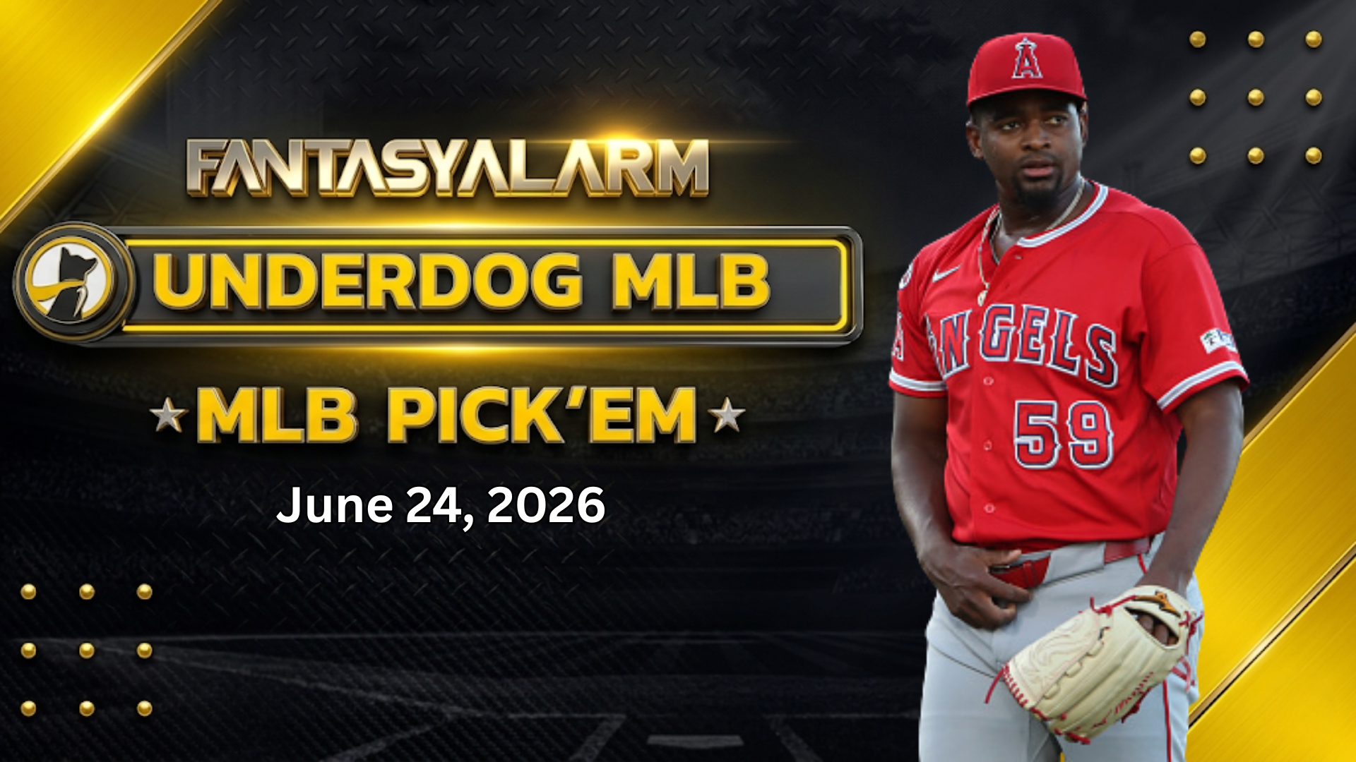 Underdog MLB Picks 6/24