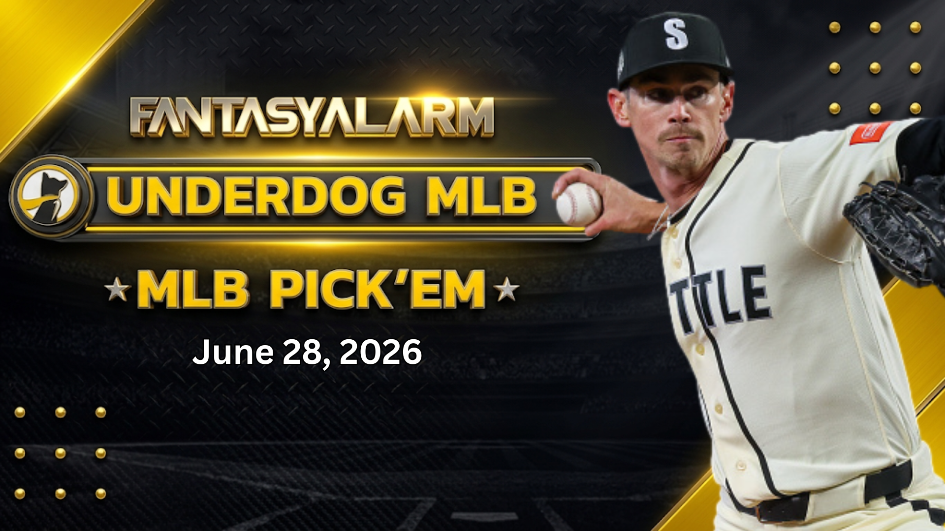 Emerson Hancock Underdog MLB Picks Today, 6/28: Baseball Projections + More