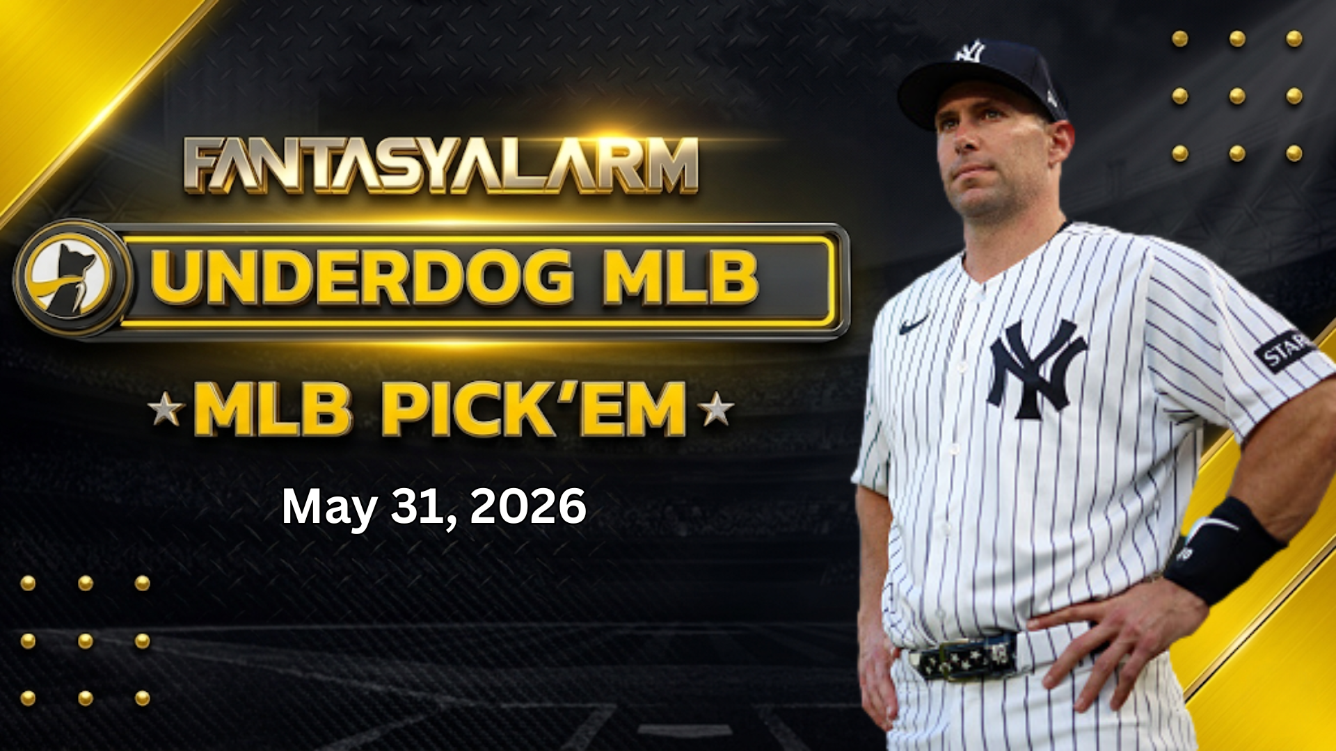 Underdog MLB Picks 5/31