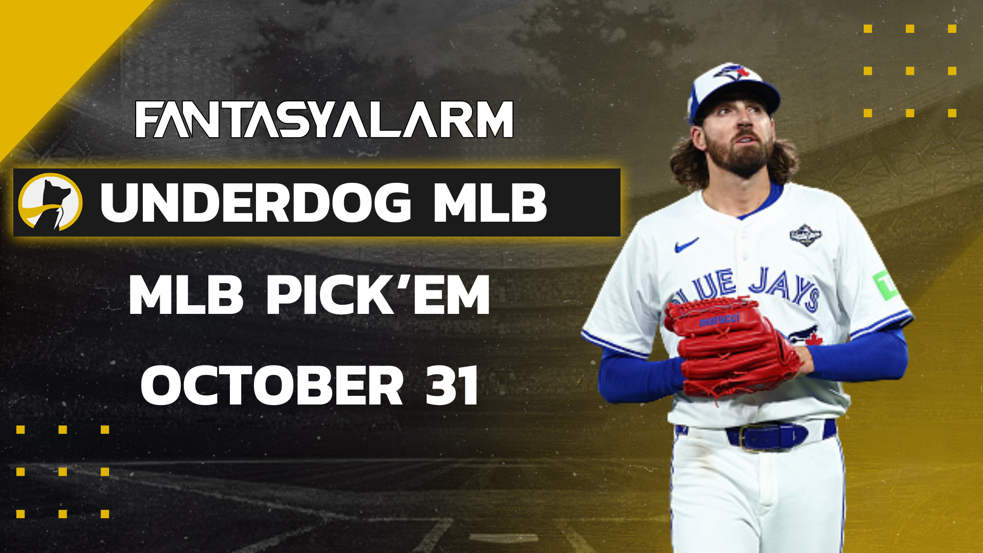 Kevin Gausman Underdog MLB Picks Today, 10/31