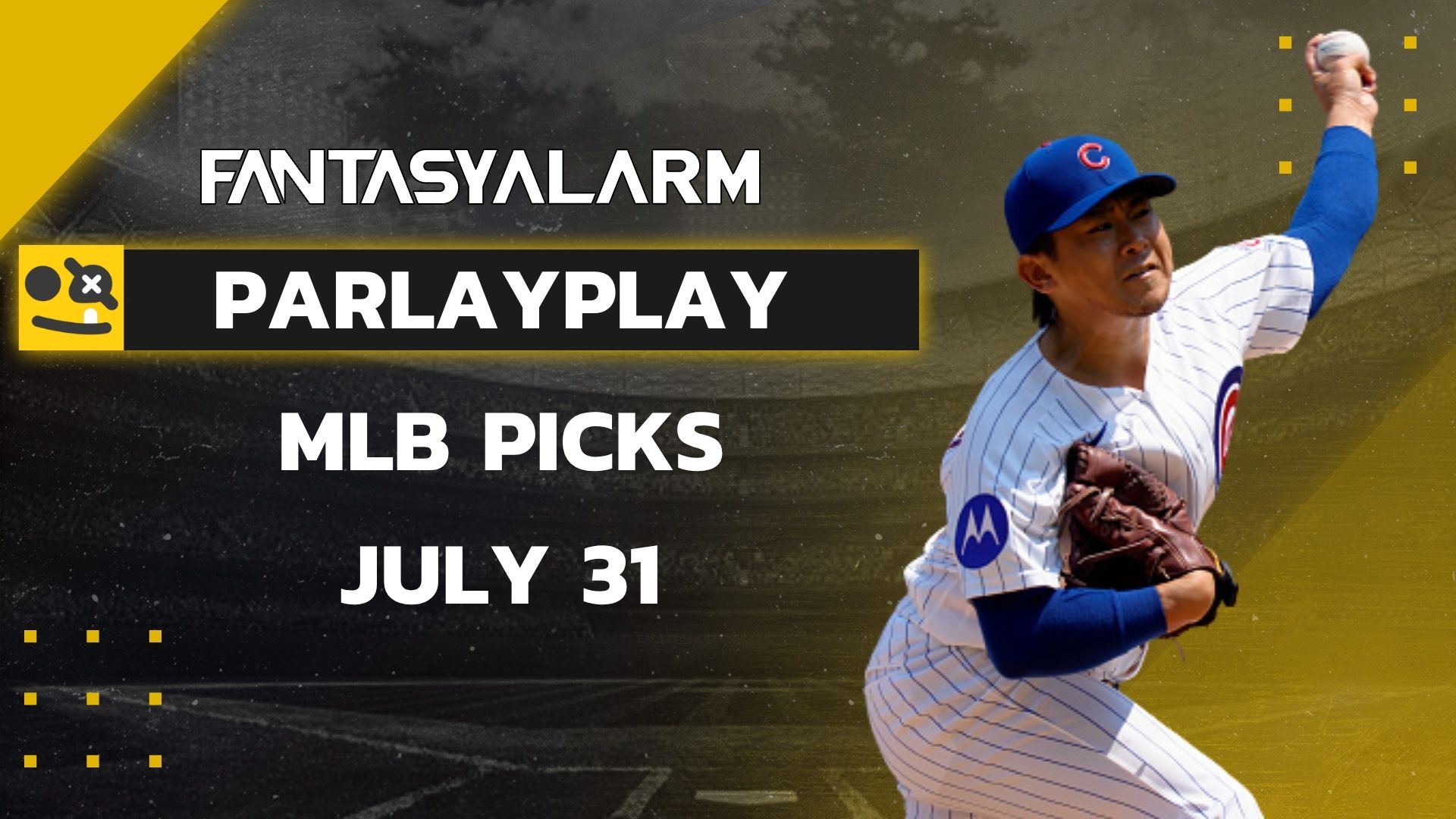 Shota Imanaga ParlayPlay MLB Picks Today, 7/31: Baseball Projections + More