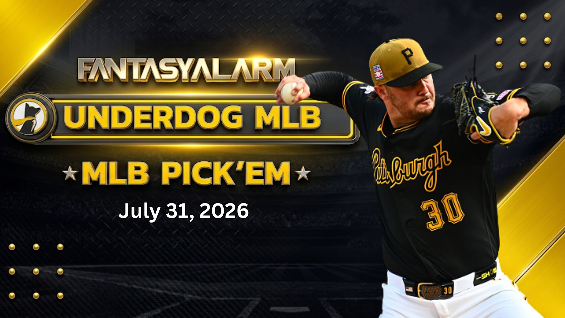 Paul Skenes Underdog MLB Picks Today, 7/31: Baseball Projections + More