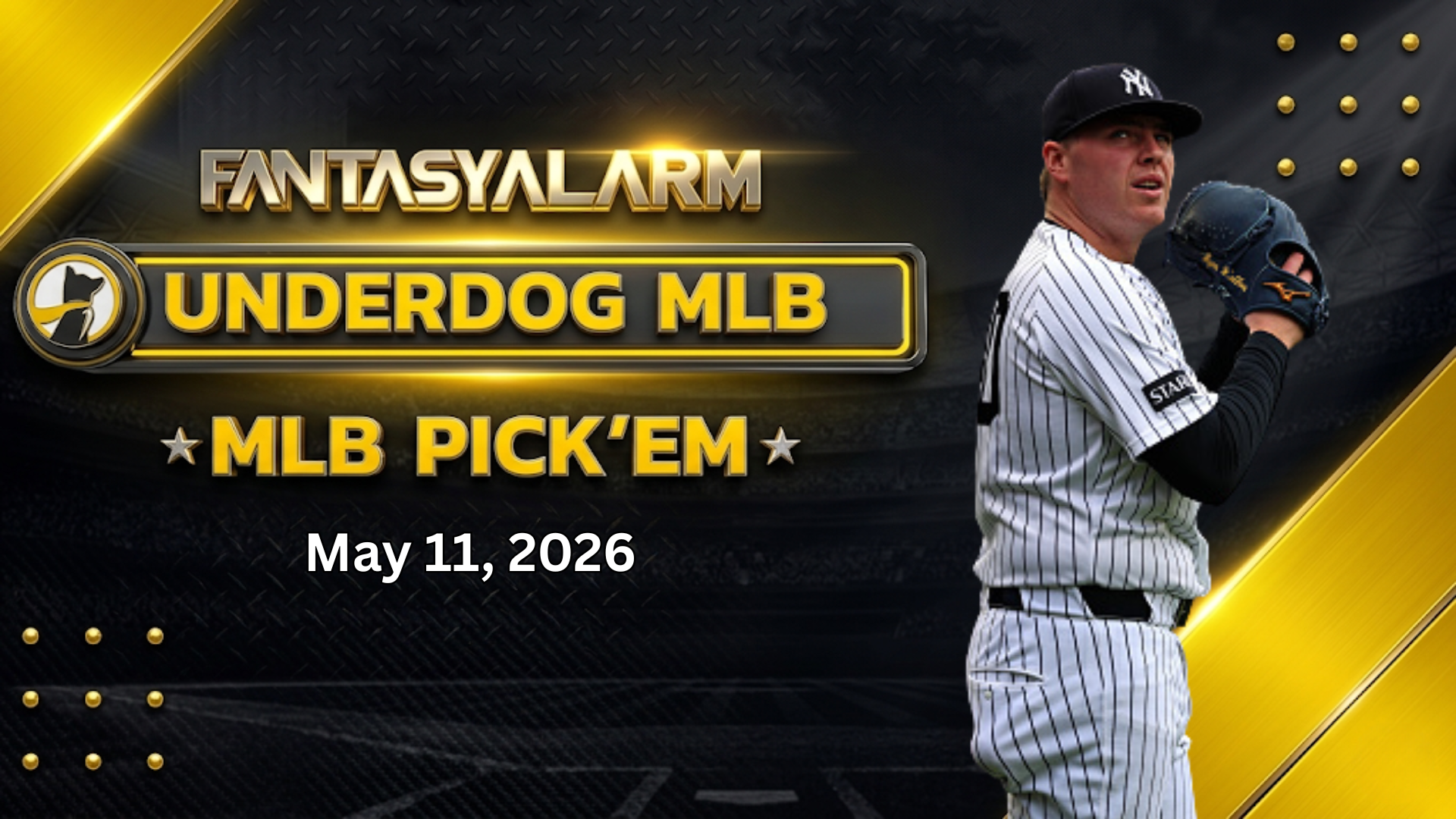 Ryan Weathers Underdog MLB Picks Today, 5/11: Baseball Projections + More