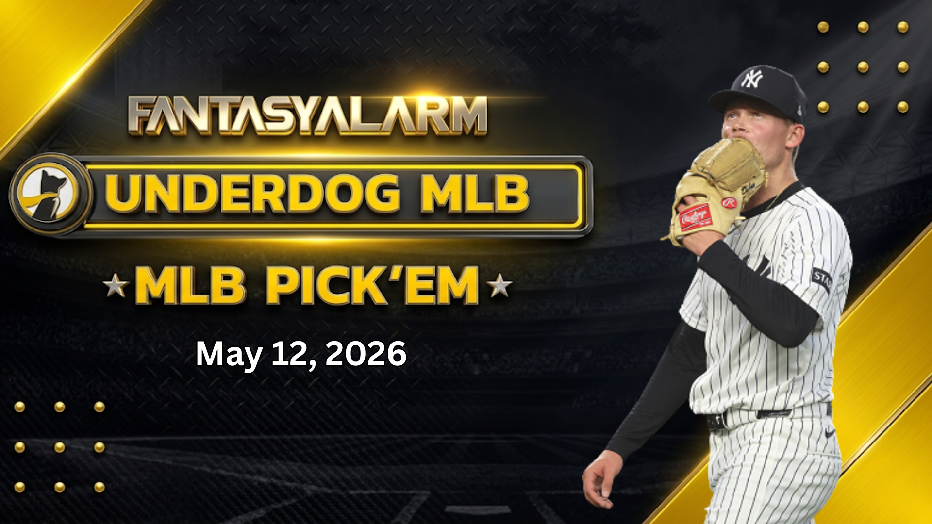 Will Warren Underdog MLB Picks Today, 5/12: Baseball Projections + More
