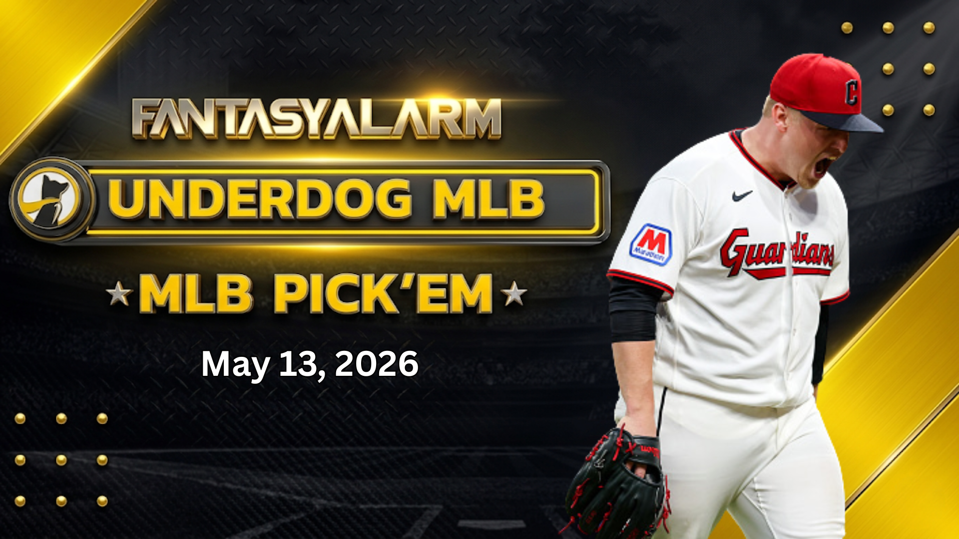 Parker Messick Underdog MLB Picks Today, 5/13: Baseball Projections + More