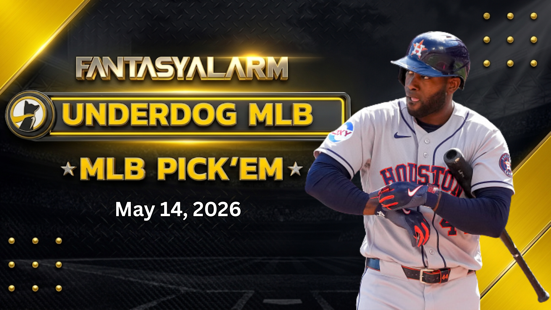 Underdog MLB Picks 5/14
