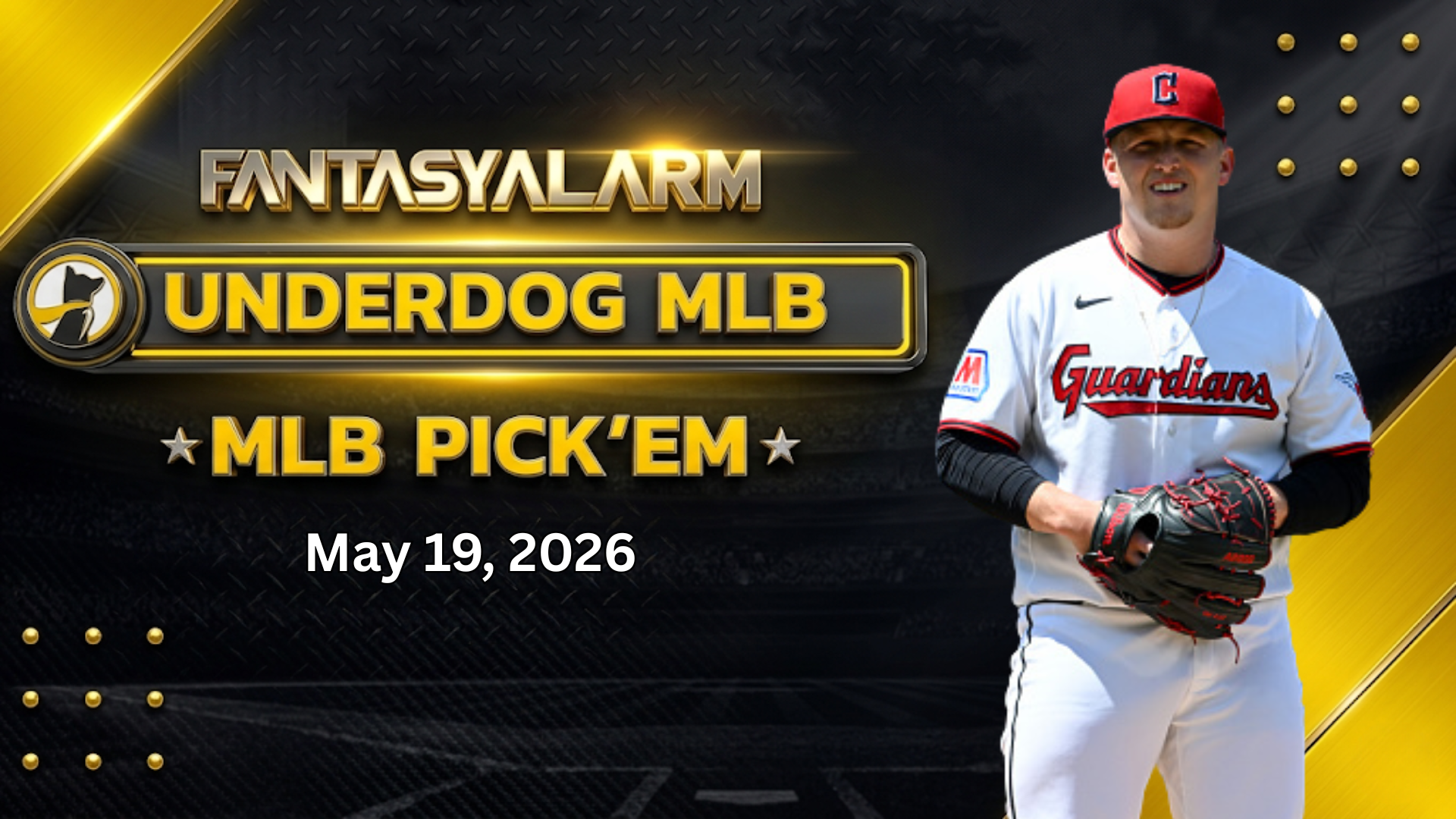 Parker Messick Underdog MLB Picks Today, 5/19: Baseball Projections + More