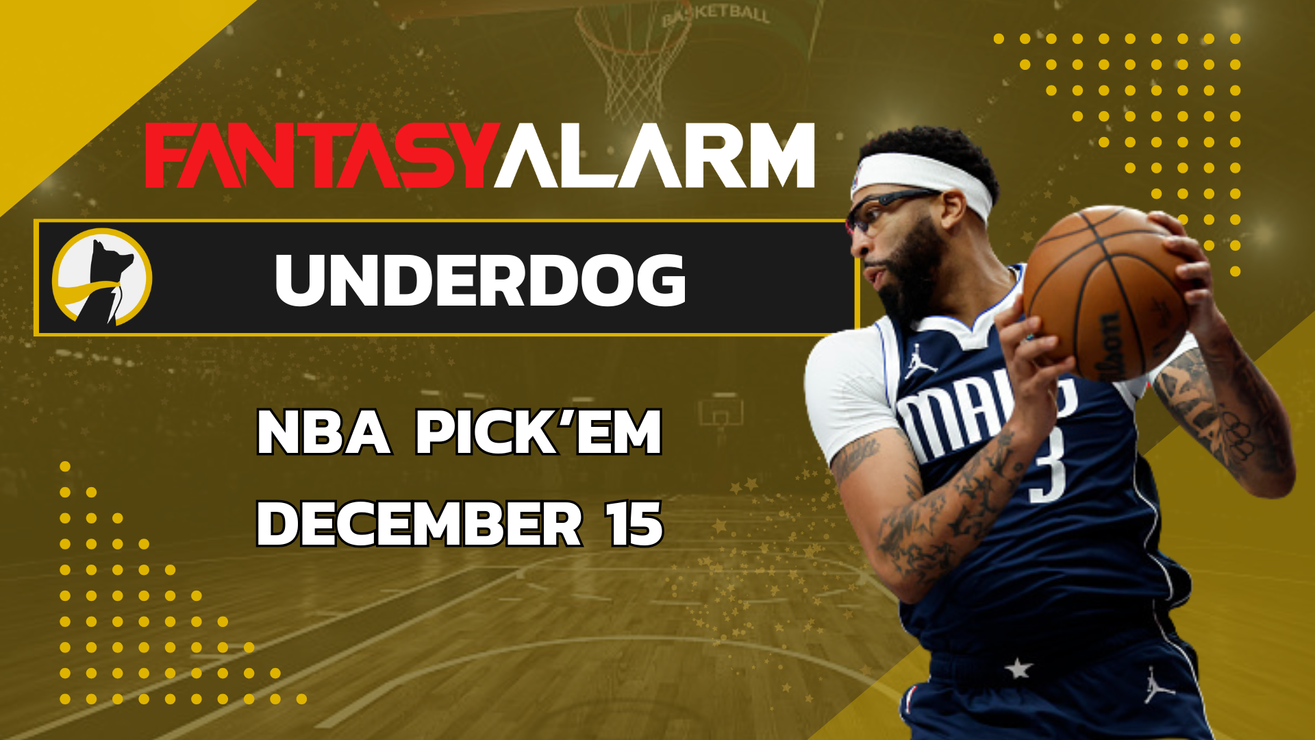 Underdog NBA Picks 12/15