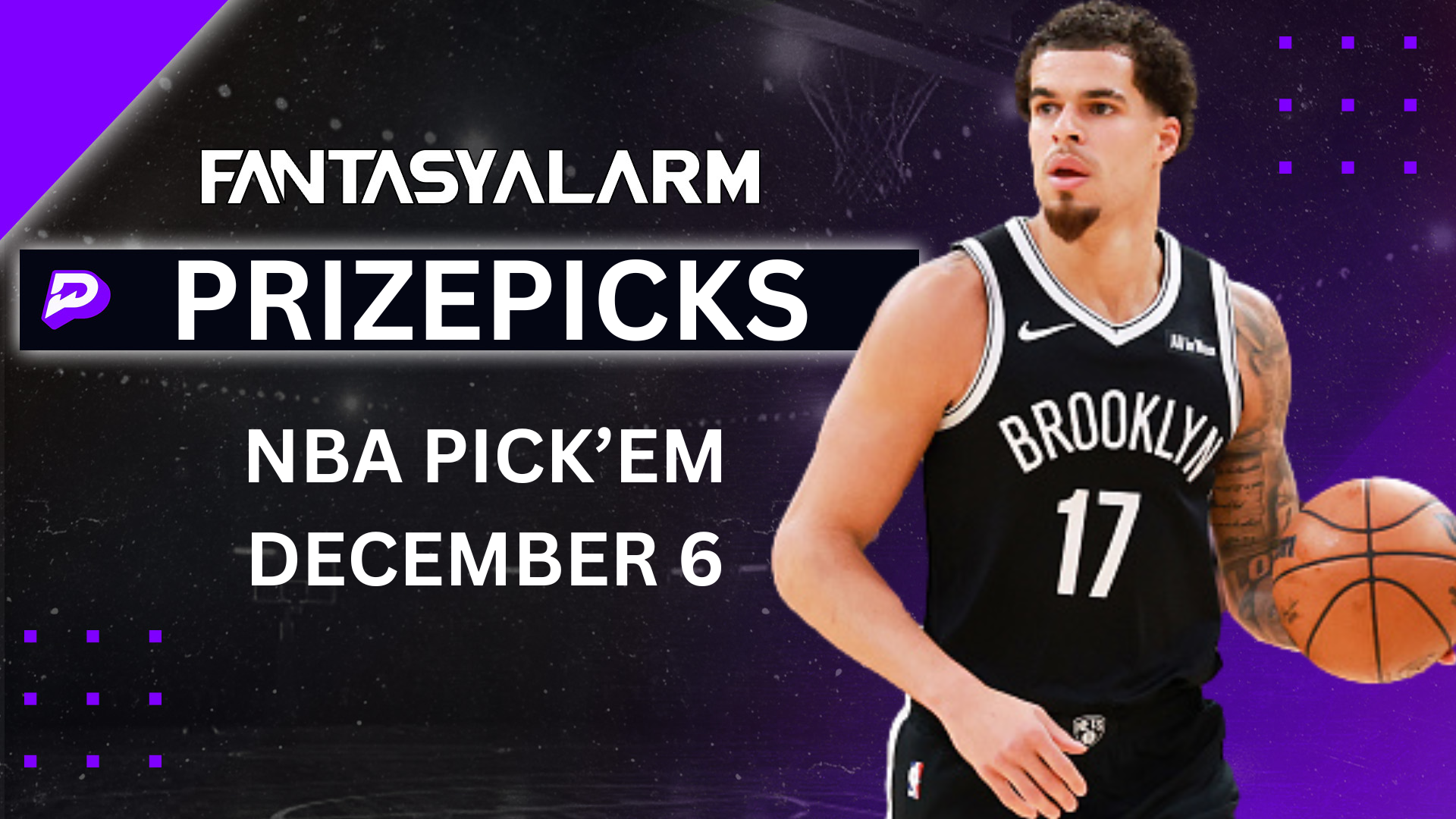PrizePicks NBA Picks 12/6