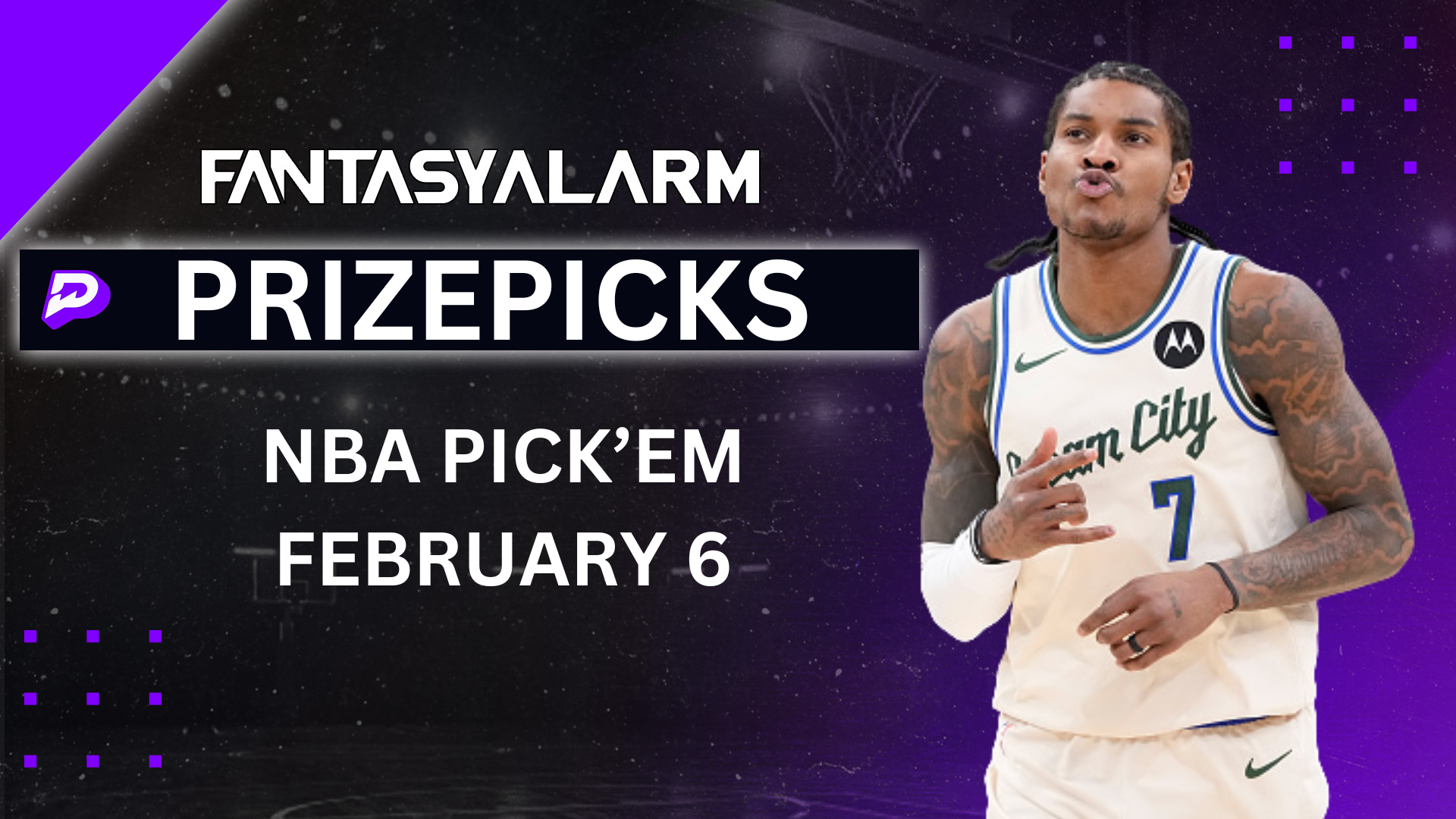 PrizePicks NBA Picks 2/6