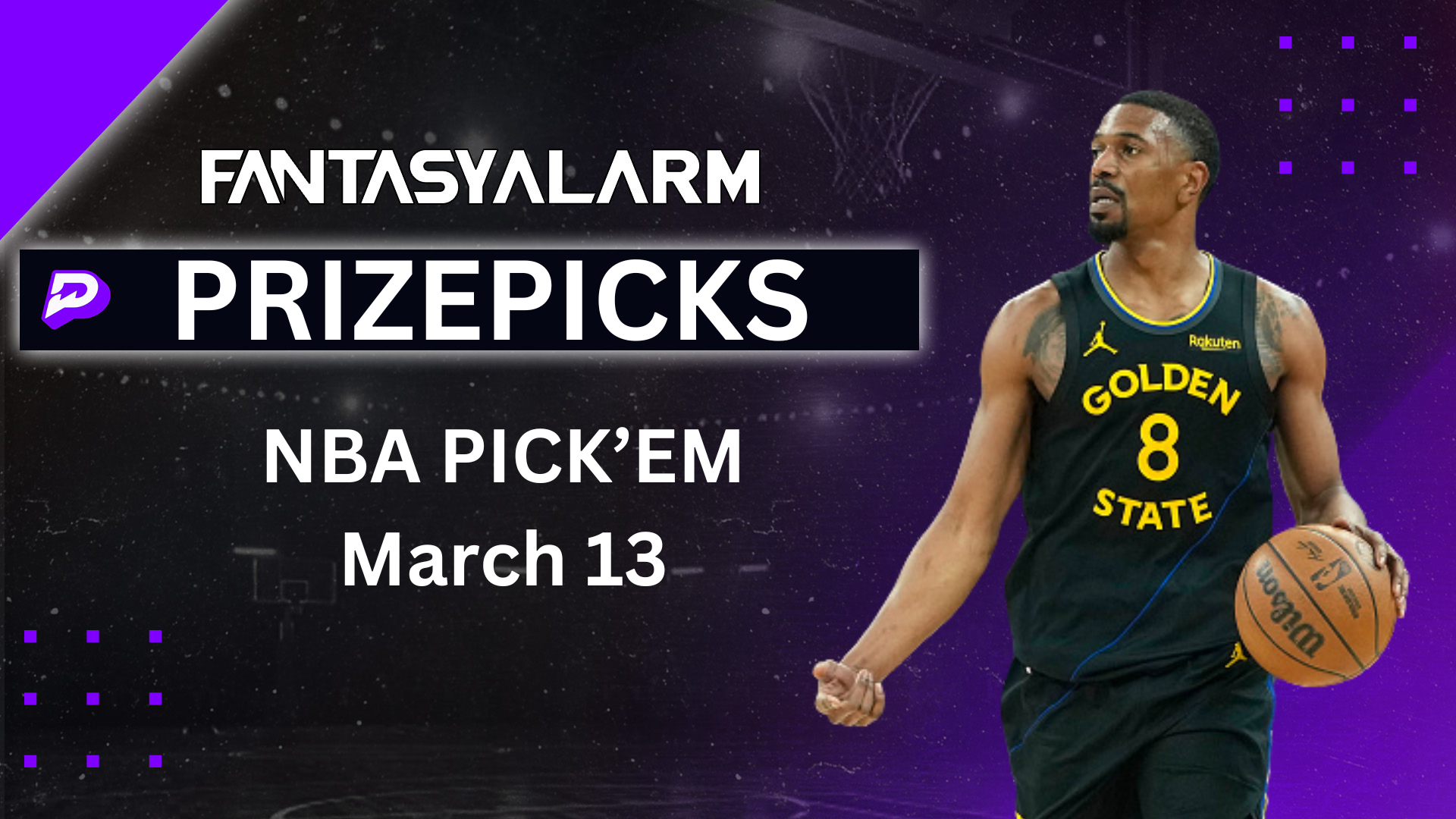 PrizePicks NBA Picks 3/13
