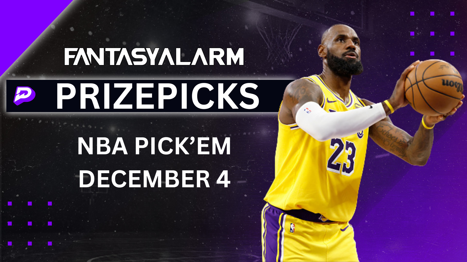 PrizePicks NBA Picks 12/4