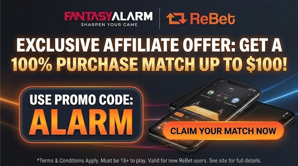 Rebet Texas Promo Code ALARM Unlocks $100 For NBA, MLB & More Today