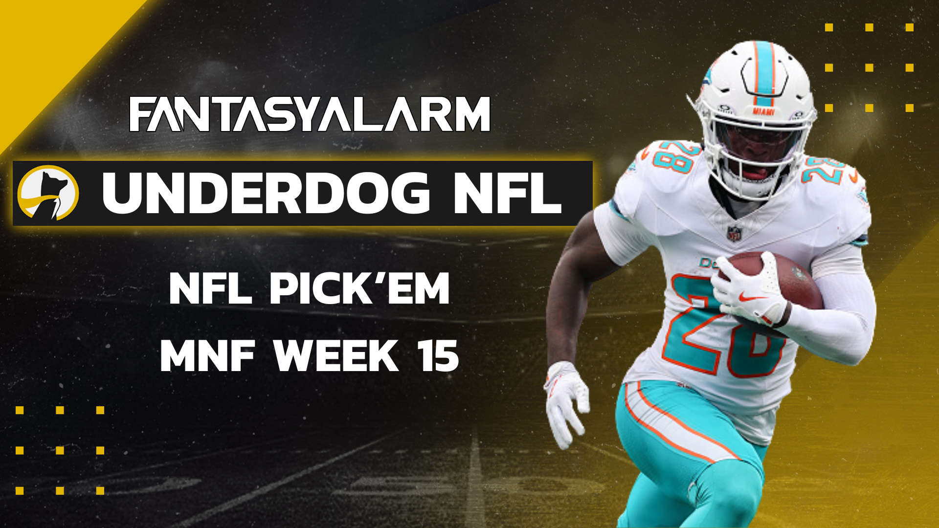 Underdog NFL Picks 12/15
