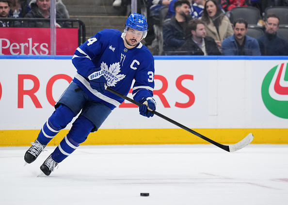 Auston Matthews of the Toronto Maple Leafs