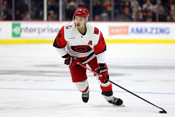 Sebastian Aho of the Carolina Hurricanes