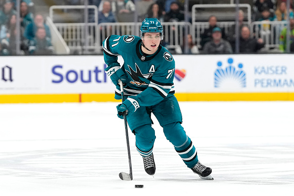 Macklin Celebrini of the San Jose Sharks