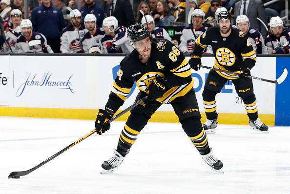 David Pastrnak of the Boston Bruins
