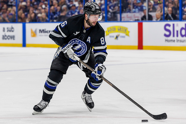 Nikita Kucherov of the Tampa Bay Lightning
