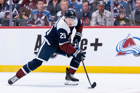 Nathan MacKinnon of the Colorado Avalanche