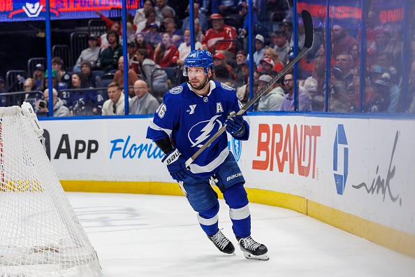 Nikita Kucherov of the Tampa Bay Lightning