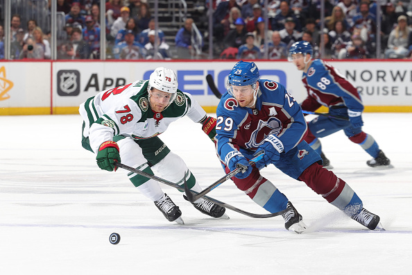 Nathan MacKinnon of the Colorado Avalanche