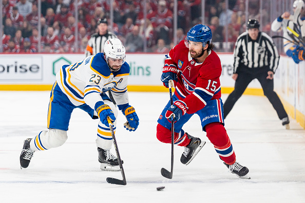 Alex Newhook of the Montreal Canadiens
