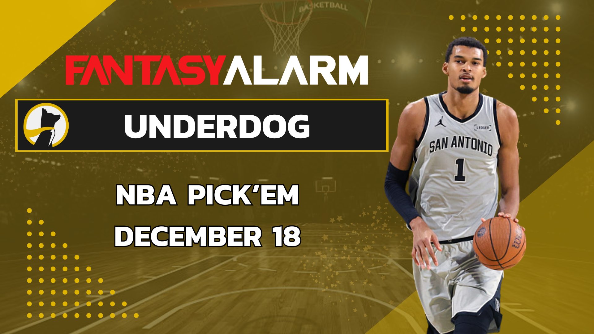 Underdog NBA Picks 12/18