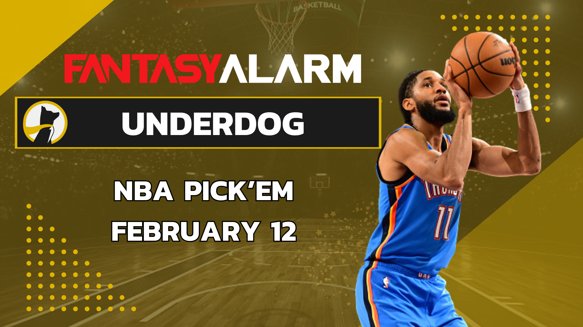 Underdog NBA Picks 2/12